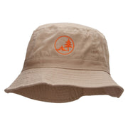 Camp Tree Embroidered Bucket Hat