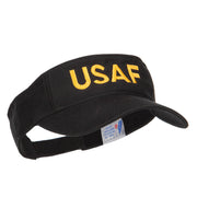 USAF Embroidered Cotton Washed Visor