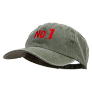 Number 1 Sign Cotton Twill Premium Pigment Dyed Cap - Olive OSFM