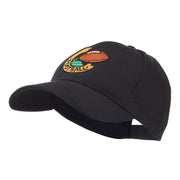 American Football Field and Ball Embroidered Cap