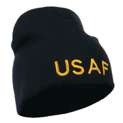 US Air Force Military Embroidered Short Beanie