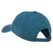 Angel Fish Embroidered Washed Dyed Cap