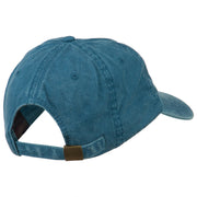 Angel Fish Embroidered Washed Dyed Cap