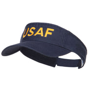 USAF Embroidered Cotton Washed Visor