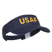 USAF Embroidered Cotton Washed Visor