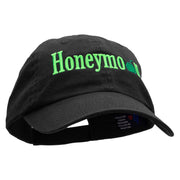 Honeymoon Trip Embroidered Low Profile Dyed Cotton Twill Cap