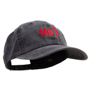 Number 1 Sign Cotton Twill Premium Pigment Dyed Cap - Black OSFM