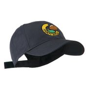 American Football Field and Ball Embroidered Cap