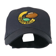 American Football Field and Ball Embroidered Cap