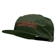 I'd Rather Be Camping 5 Panel Embroidered twill Cap