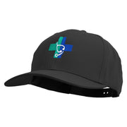 Medical Logo Embroidered Solid Cotton Twill Pro Style Cap