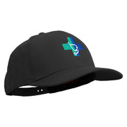 Medical Logo Embroidered Solid Cotton Twill Pro Style Cap