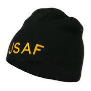 US Air Force Military Embroidered Short Beanie