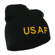 US Air Force Military Embroidered Short Beanie