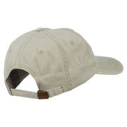 Angel Fish Embroidered Washed Dyed Cap