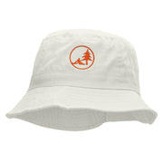 Camp Tree Embroidered Bucket Hat