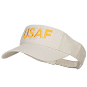 USAF Embroidered Cotton Washed Visor