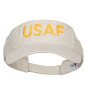 USAF Embroidered Cotton Washed Visor