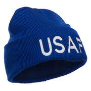 US Air Force USAF Embroidered Long Beanie