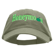 Honeymoon Trip Embroidered Low Profile Dyed Cotton Twill Cap