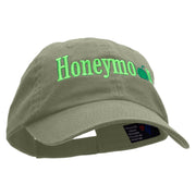 Honeymoon Trip Embroidered Low Profile Dyed Cotton Twill Cap