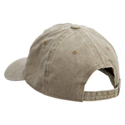 Number 1 Sign Cotton Twill Premium Pigment Dyed Cap - Khaki OSFM