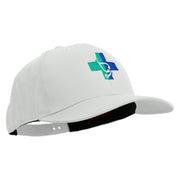 Medical Logo Embroidered Solid Cotton Twill Pro Style Cap