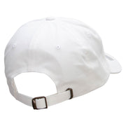 Officially Licensed United States Navy Seabees Unstructured Low Profile 6 panel Cotton Cap - White OSFM