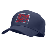 Big Bet Embroidered Six Panels Pro Style Cap - Navy OSFM