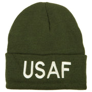 US Air Force USAF Embroidered Long Beanie