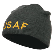 US Air Force Military Embroidered Short Beanie