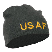 US Air Force Military Embroidered Short Beanie