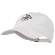 Angel Fish Embroidered Washed Dyed Cap