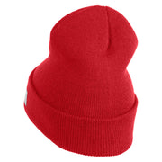 Golden US Submarine Logo Embroidered 12 inch Cuffed Knit YP Long Beanie