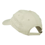 American Flag Embroidered Washed Cap