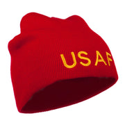 US Air Force Military Embroidered Short Beanie