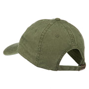 Angel Fish Embroidered Washed Dyed Cap