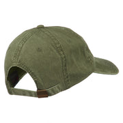 Angel Fish Embroidered Washed Dyed Cap