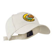 American Football Field and Ball Embroidered Cap