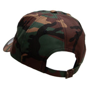 Officially Licensed United States Navy Seabees Unstructured Low Profile 6 panel Cotton Cap - Green-Camo OSFM