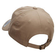 Officially Licensed United States Navy Seabees Unstructured Low Profile 6 panel Cotton Cap - Khaki OSFM