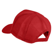 Scuba Hair Don't Care Patched Summer Foam Mesh Trucker Cap - Red OSFM