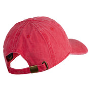 Trainer Red Monster Hunter Patched Unstructured Pigment Dyed Cotton Cap - Red OSFM