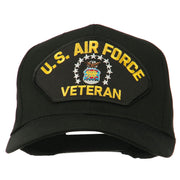 US Air Force Veteran Military Patch Cap