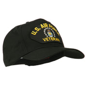 US Air Force Veteran Military Patch Cap