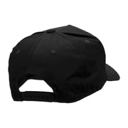 Rasta Flag Patched Solid Cotton Twill 5 Panel Prostyle Snap Cap