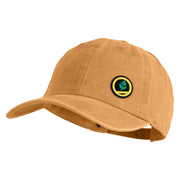 Trainer Red Monster Hunter Patched Unstructured Pigment Dyed Cotton Cap - Gold OSFM