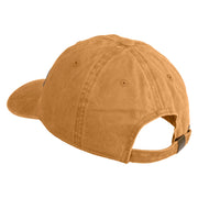 Trainer Red Monster Hunter Patched Unstructured Pigment Dyed Cotton Cap - Gold OSFM