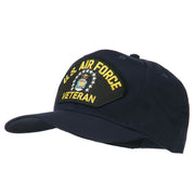 US Air Force Veteran Military Patch Cap