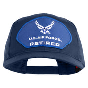 U.S. Air Force Retired Blue Patched Solid Cotton Twill Mesh Prostyle Cap - Navy OSFM